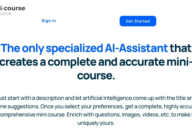 AI Course Creator