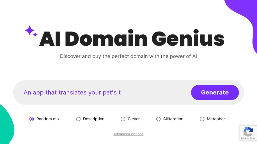 AI Domain Genius - LookAITools
