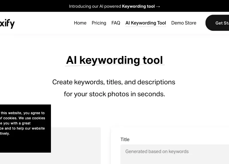 AI Keywording Tool