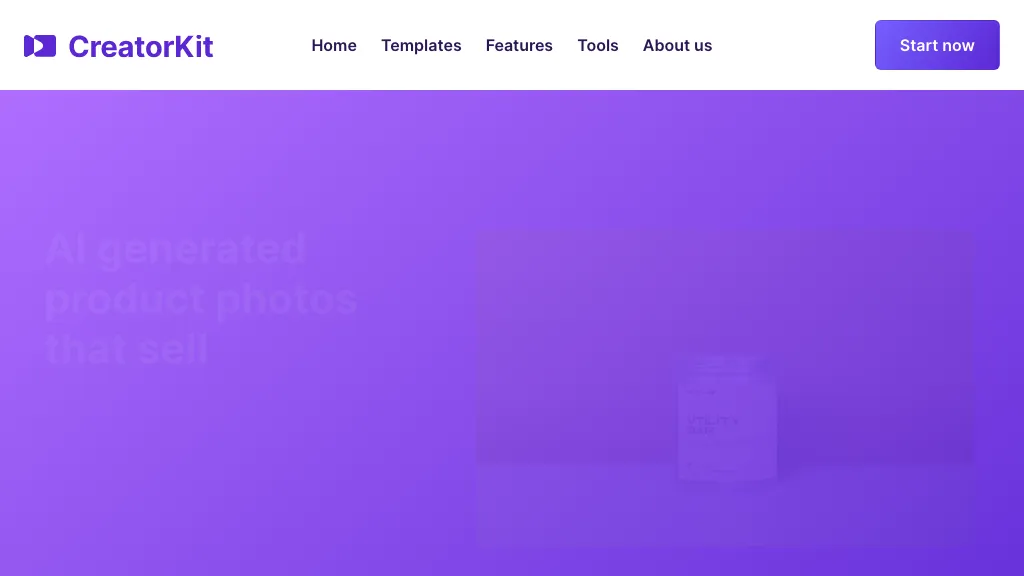 AI Product Photos by CreatorKit - LookAITools