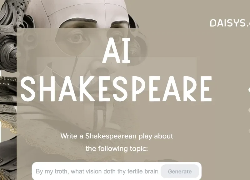 AI Shakespeare