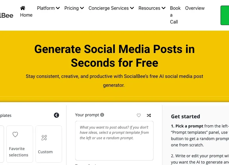 AI Social Post Generator