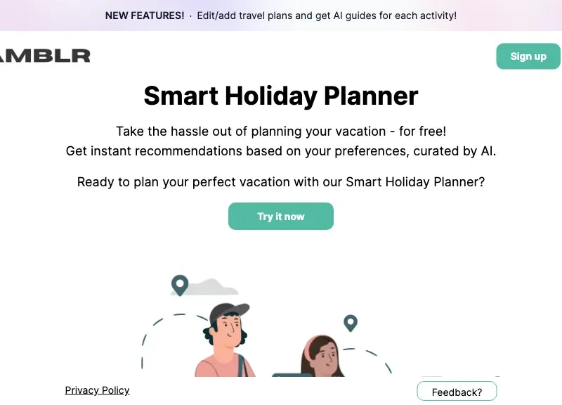 AMBLR - AI Travel Planner