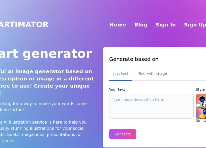 Artimator.io