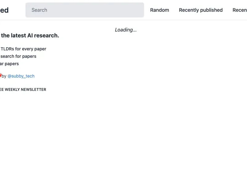 Arxiv Feed