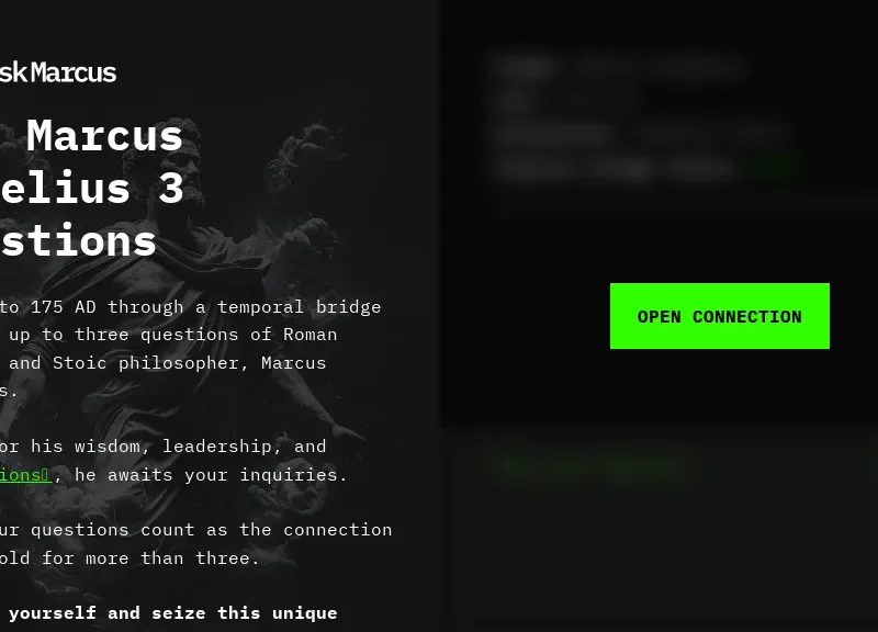 Ask Marcus Aurelius