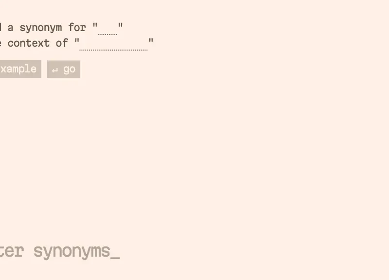 Better Synonyms