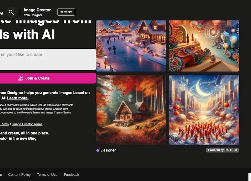 Bing Image Creator