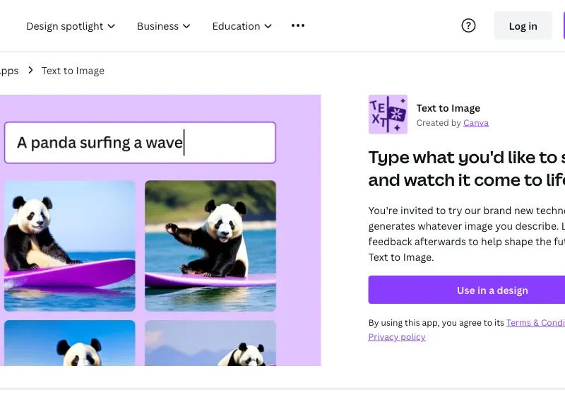 Canva Text to Image