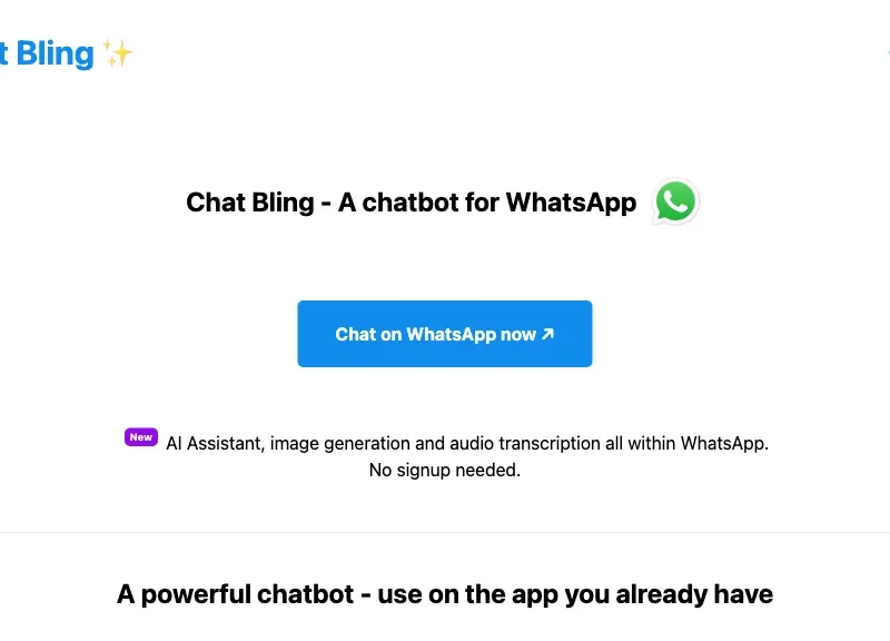 Chat Bling