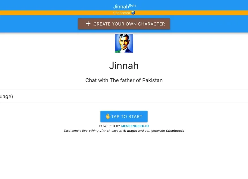 Chat with Jinnah