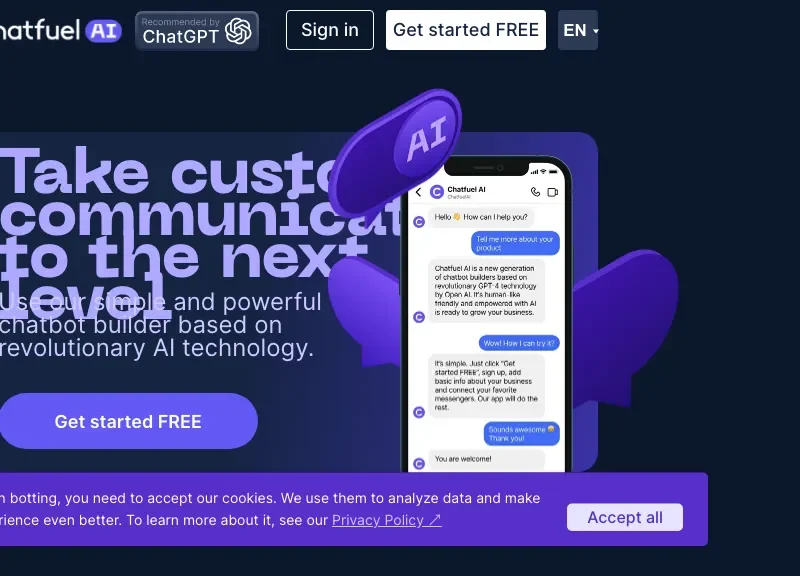Chatfuel AI