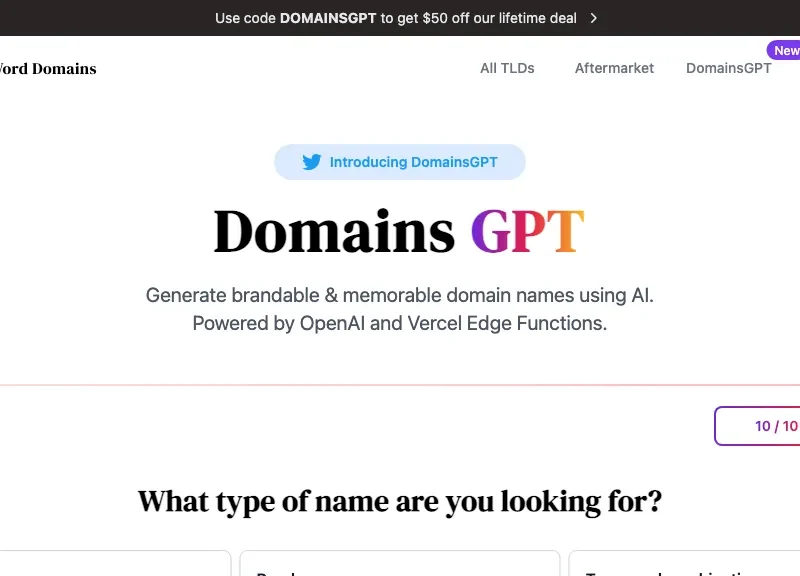 DomainsGPT