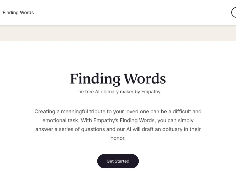 Finding Words