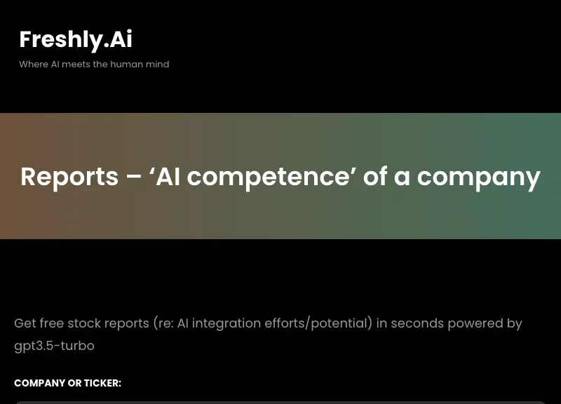 Freshly.ai