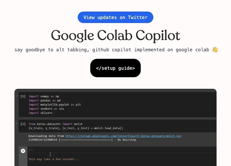 Google Colab Copilot
