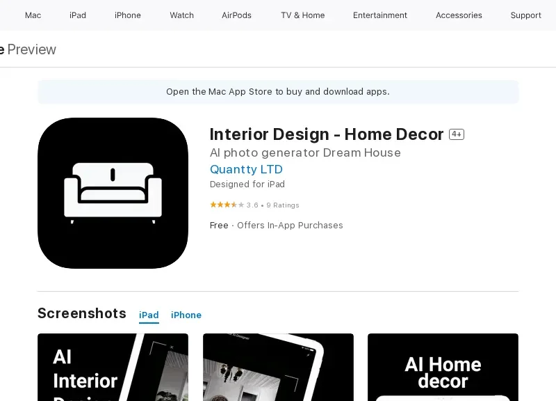 Interior AI - Design any space
