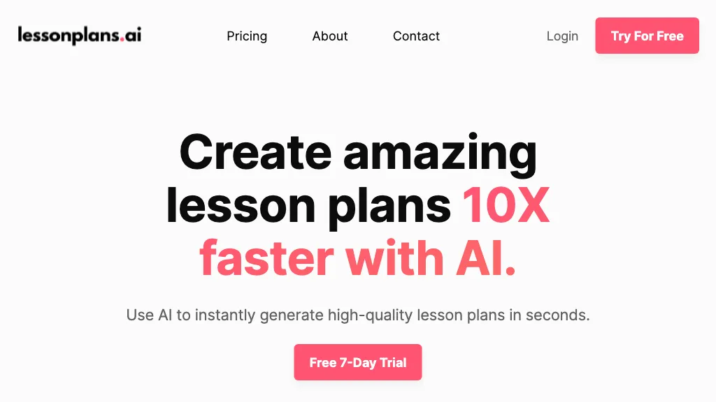 LessonPlans.ai - LookAITools