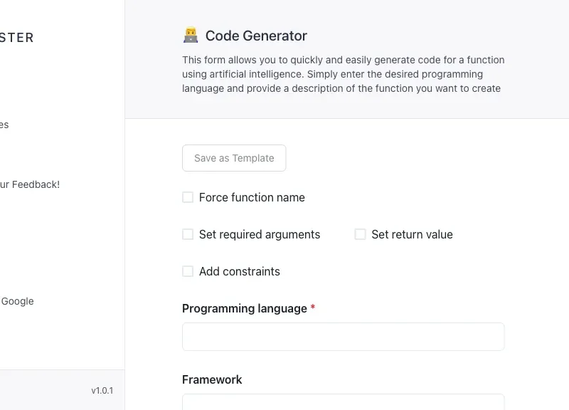 Maester code creator