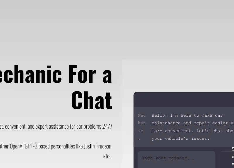 Mechanic For A Chat