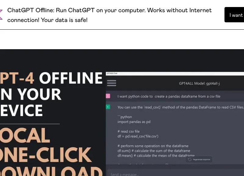 Offline ChatGPT