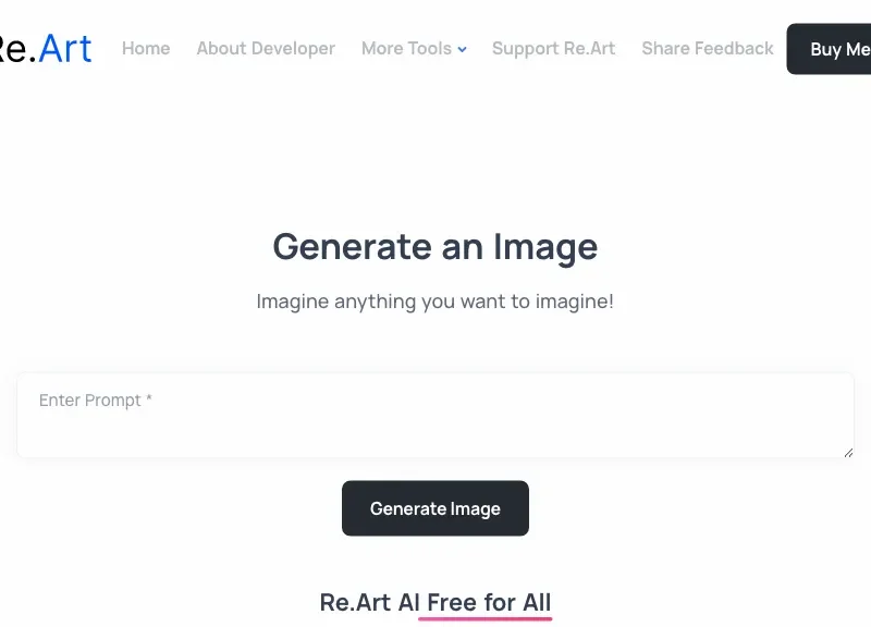 Re.Art AI Image Generator