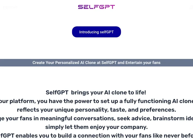 selfGPT