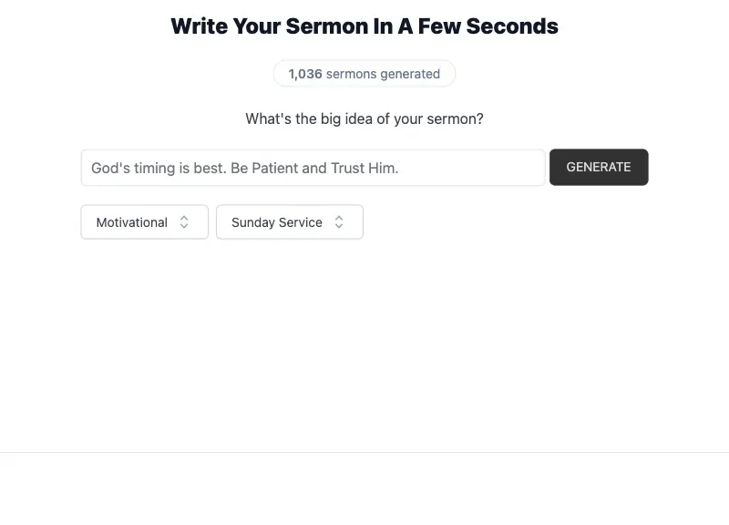 SermonGPT