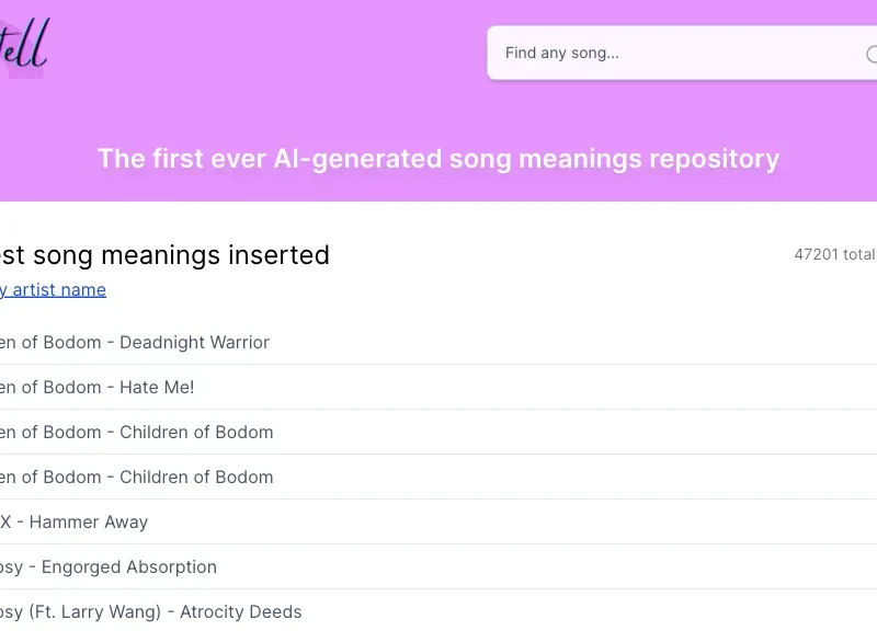 Songtell