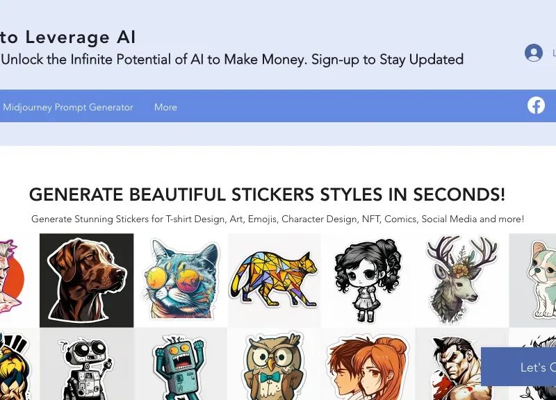 Sticker Prompt Generator