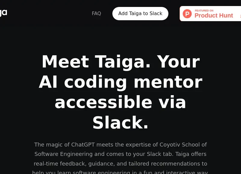 Taiga AI