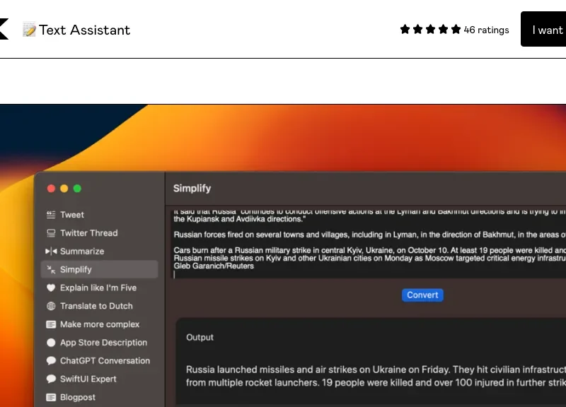 Text Assistant