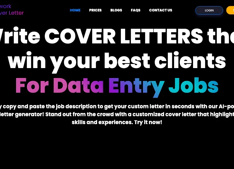 Upwork Cover Letter Generator