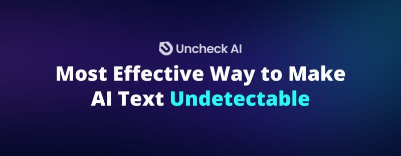 Uncheck AI